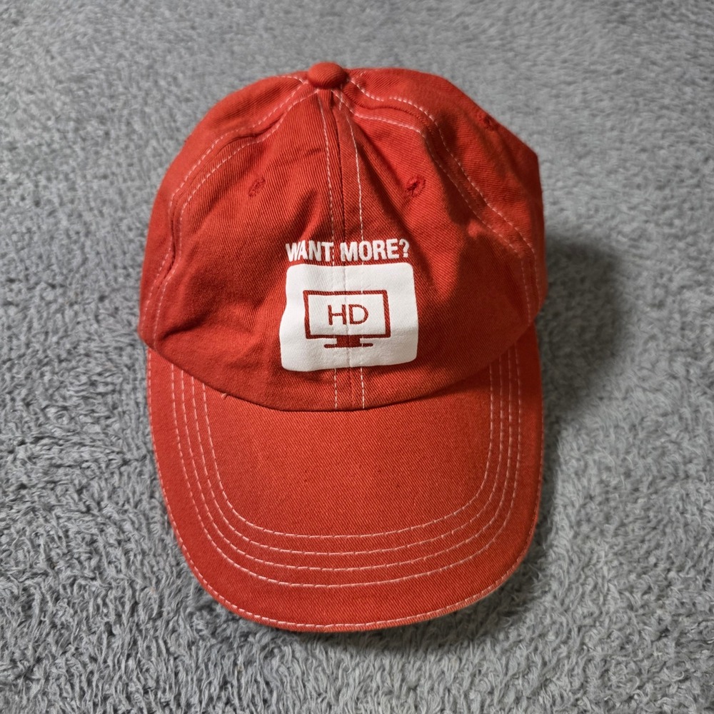 Vitronic OSFM Baseball Cap Red Want More HD Graphic Tech Promo Hat